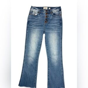 Miss Me Blue Crop Boot Jeans